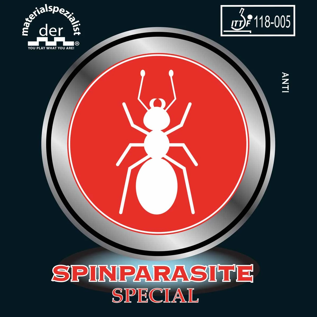 Der Materialspezialist Belag Spinparasite Special Rot 1,0 Mm 1 Der Materialspezialist Belag Spinparasite Special Rot 1,0 Mm