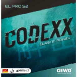 GEWO Belag Codexx EL Pro 52 Rot 2,0 Mm