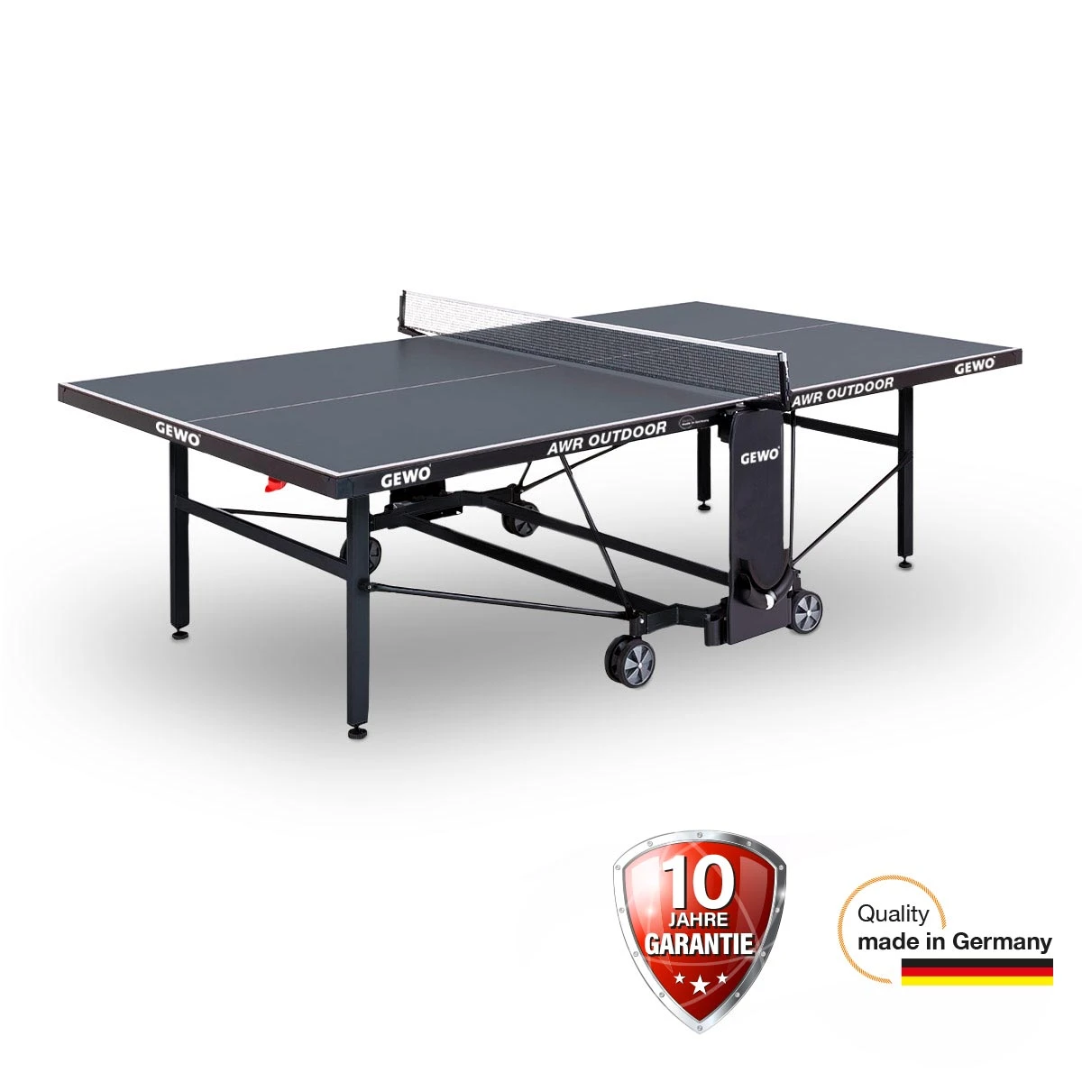 GEWO Tischtennisplatte AWR Outdoor Grau 1 GEWO Tischtennisplatte AWR Outdoor Grau