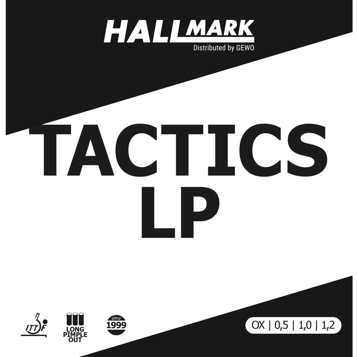 HALLMARK Belag Tactics LP Rot 1,2 Mm 1 HALLMARK Belag Tactics LP Rot 1,2 Mm