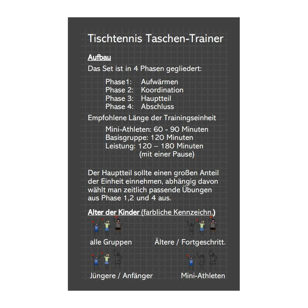 Diverse Taschen-Trainer Jugend/Basistraining 2 Diverse Taschen-Trainer Jugend/Basistraining – Bild 2
