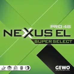 GEWO Belag Nexxus EL Pro 48 SuperSelect Schwarz 2,2 Mm
