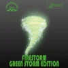 Der Materialspezialist Belag Firestorm Green Storm Grün OX
