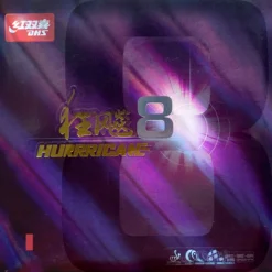 DHS Belag Hurricane 8 HARD 41° Schwarz 2,1 Mm