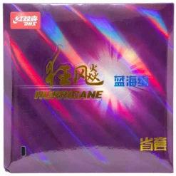 DHS Belag Hurricane 3 Provincial 39° Blue Sponge Schwarz 2,1 Mm