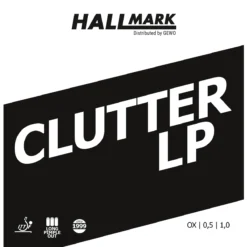 HALLMARK Belag Clutter-LP Schwarz OX