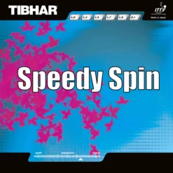 TIBHAR Belag Speedy Spin Schwarz 1,9 Mm