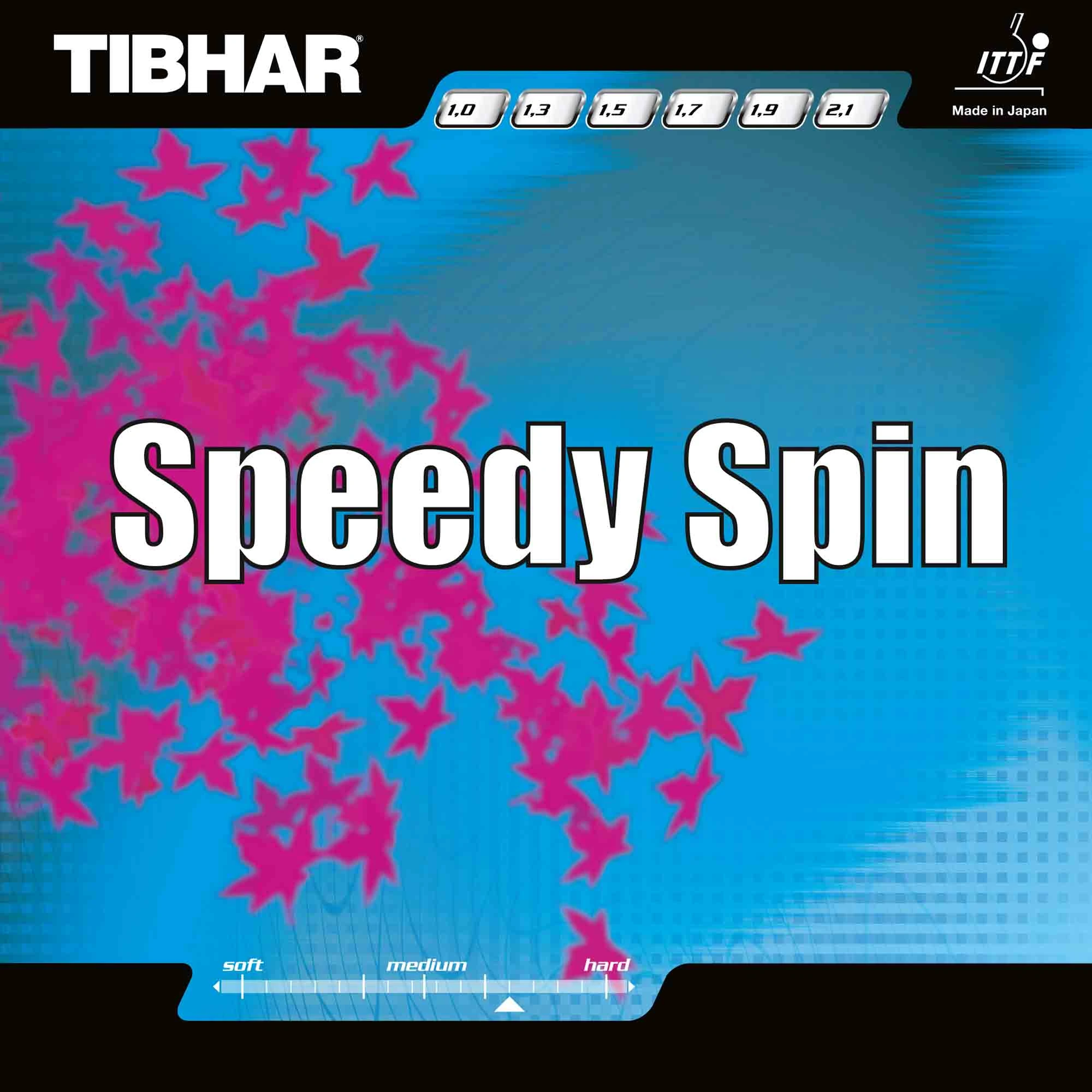 TIBHAR Belag Speedy Spin Schwarz 1,9 Mm 1 TIBHAR Belag Speedy Spin Schwarz 1,9 Mm