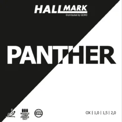 HALLMARK Belag Panther Schwarz 1,5 Mm