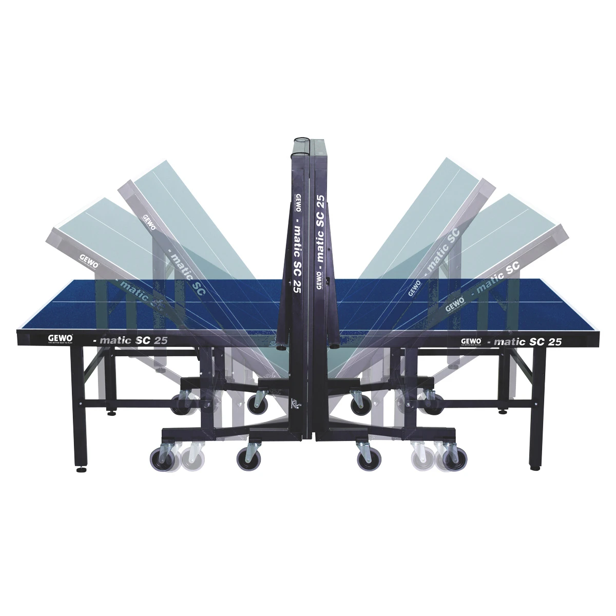 GEWO Tisch Gewomatic SC 25 Blau 3 GEWO Tisch Gewomatic SC 25 Blau – Bild 3