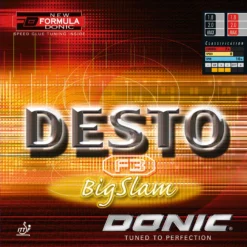 Donic Belag Desto F3 BigSlam Schwarz 1,8 Mm