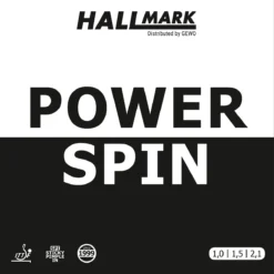 HALLMARK Belag Power Spin Rot 2,1 Mm
