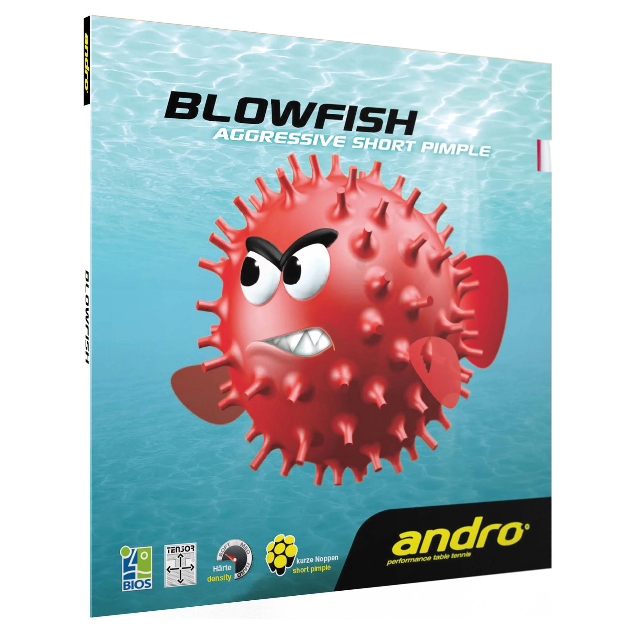 Andro Belag Blowfish Rot 2,0 Mm 1 Andro Belag Blowfish Rot 2,0 Mm
