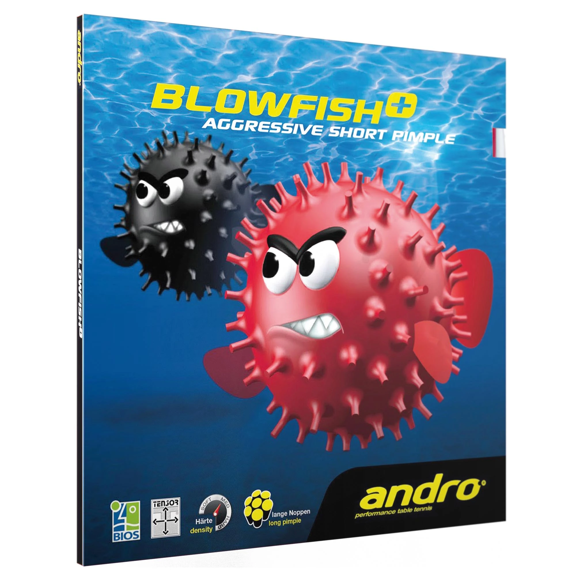 Andro Belag Blowfish Plus Rot 1,8 Mm 1 Andro Belag Blowfish Plus Rot 1,8 Mm
