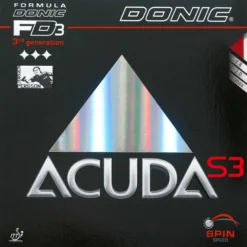 Donic Belag Acuda S3 Schwarz 2,0 Mm