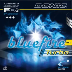 Donic Belag Bluefire M1 Turbo Schwarz 2,0 Mm