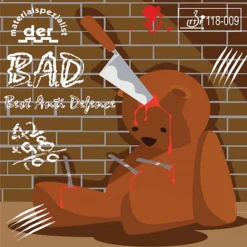 Der Materialspezialist Belag BAD Best Anti Defence Schwarz 1,5 Mm