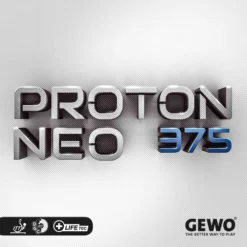GEWO Belag Proton Neo 375 Schwarz 2,2 Mm