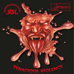 Der Materialspezialist Belag Tenacious Violence Rot 2,1 Mm