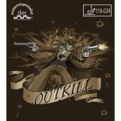 Der Materialspezialist Belag Outkill Schwarz 1,5 Mm