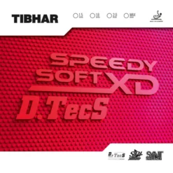 TIBHAR Belag Speedy Soft XD D.Tecs Schwarz 2,3 Mm