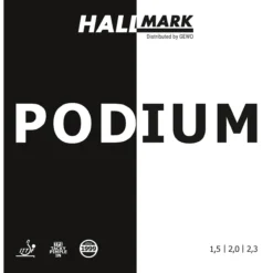 HALLMARK Belag Podium Rot 1,5 Mm